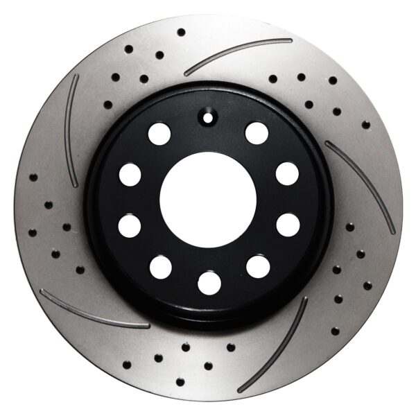 Rear Grooved Drilled 272mm Brake Discs Seat Leon 1P 5F 1.4 1.6 2.0 Fsi TFSI TDI - Image 2