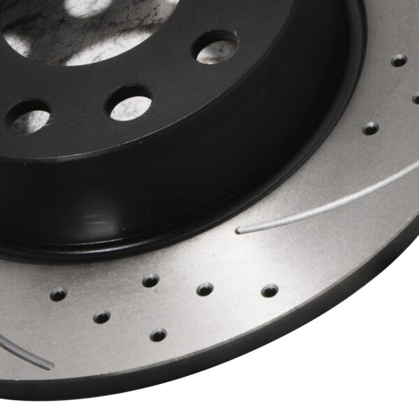 Rear Grooved Drilled 272mm Brake Discs Seat Leon 1P 5F 1.4 1.6 2.0 Fsi TFSI TDI - Image 5