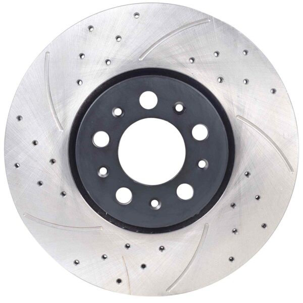 Front Drilled Grooved 288mm Brake Discs For Skoda Fabia 6Y Octavia 1U 1998+ - Image 3