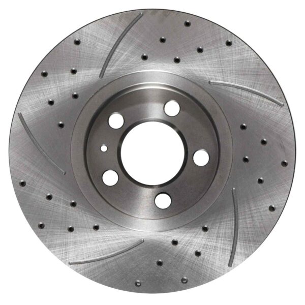 Front Drilled Grooved 288mm Brake Discs For Volkswagen VW Golf Mk4 Polo 6R 97+ - Image 8