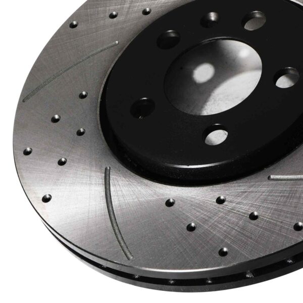 Front Drilled Grooved 288mm Brake Discs For Volkswagen VW Golf Mk4 Polo 6R 97+ - Image 7