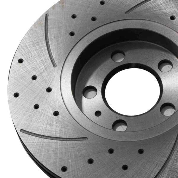 Front Drilled Grooved 288mm Brake Discs For Volkswagen VW Golf Mk4 Polo 6R 97+ - Image 6