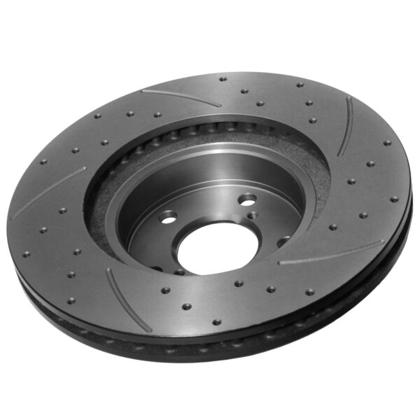 Front Drilled Grooved 277mm Brake Discs For Subaru Impreza WRX Legacy 92-12 - Image 6