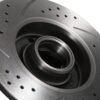 Rear Grooved Drilled 226mm Brake Discs For Seat Ibiza Mk2 1.8 2.0 16V Cupra GTI - Image 6