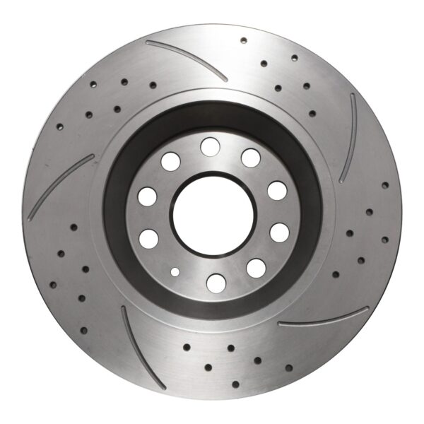 Rear Grooved Drilled 300mm Brake Discs For Audi A3 8V S3 Q3 TFSI TDI Quattro 12+ - Image 2