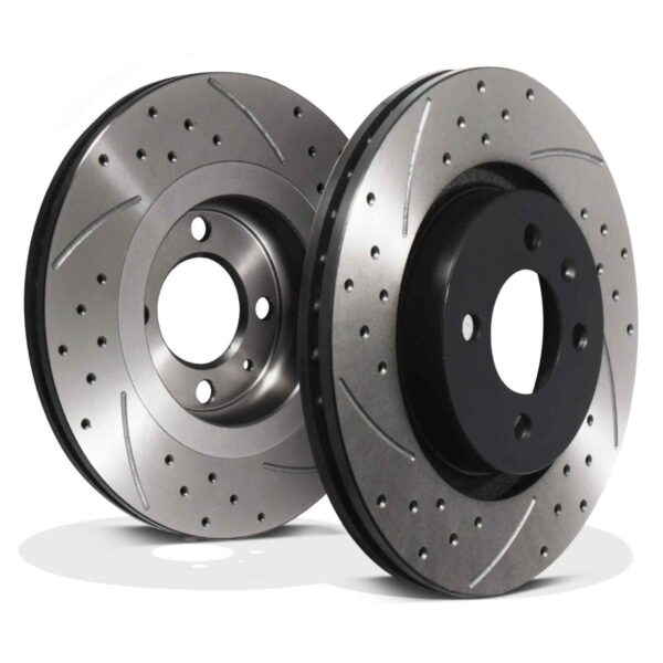 Front Drilled Grooved 294mm Brake Discs For Volkswagen VW Golf Mk2 Passat Corrado 88-96