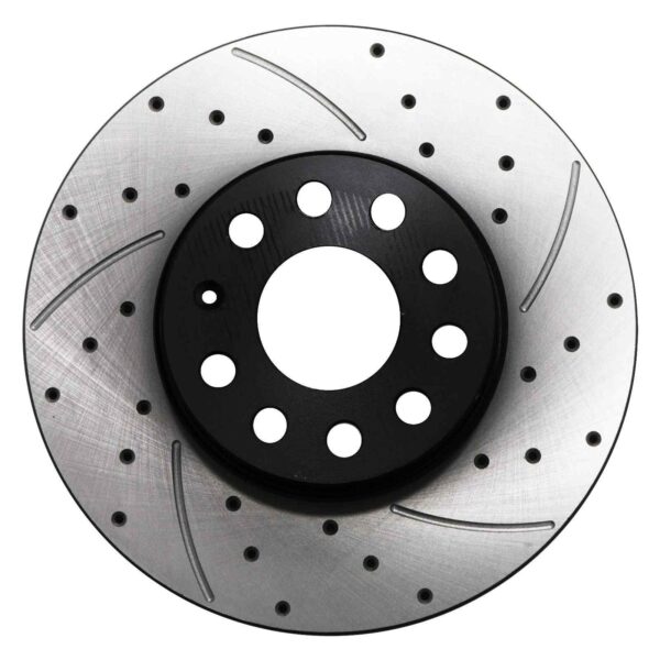 Front Drilled Grooved 288mm Brake Discs For Skoda Octavia 5E 12-19 - Image 2