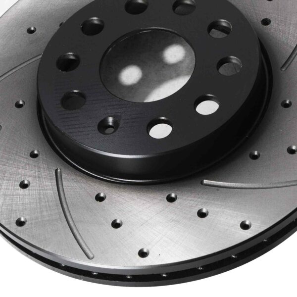 Front Drilled Grooved 288mm Brake Discs For Skoda Octavia 5E 12-19 - Image 6