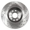 Rear Drilled Grooved 310mm Brake Discs For VW Scirocco Passat Cc B6 B7 B8 05+ - Image 8
