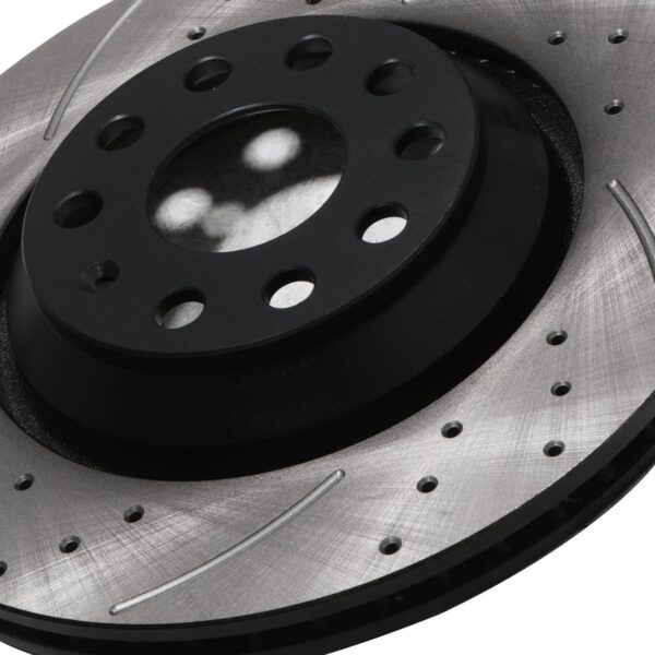 Rear Drilled Grooved 310mm Brake Discs For Audi A3 S3 3.2 Quattro 2.0 TDI TFSI - Image 6