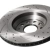 Rear Drilled Grooved 310mm Brake Discs For VW Scirocco Passat Cc B6 B7 B8 05+ - Image 4