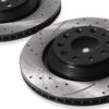 Rear Drilled Grooved 310mm Brake Discs For VW Scirocco Passat Cc B6 B7 B8 05+ - Image 3