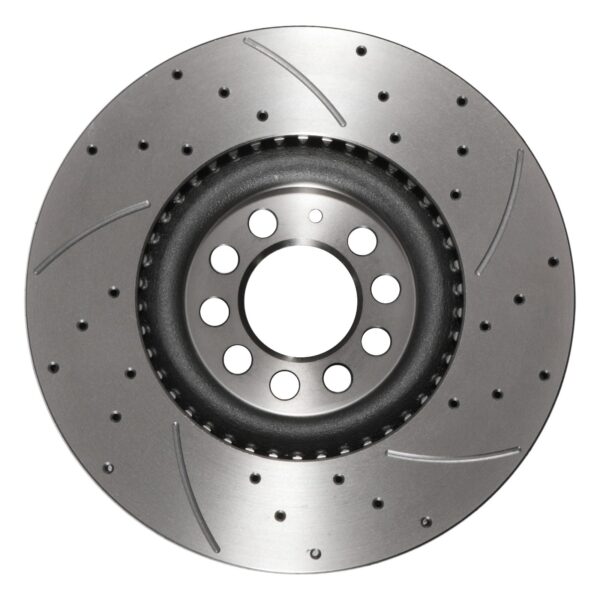 Front Drilled Grooved 312mm Brake Discs For VW Golf Mk4 1.8T GTI V5 2.8 V6 R32 - Image 8