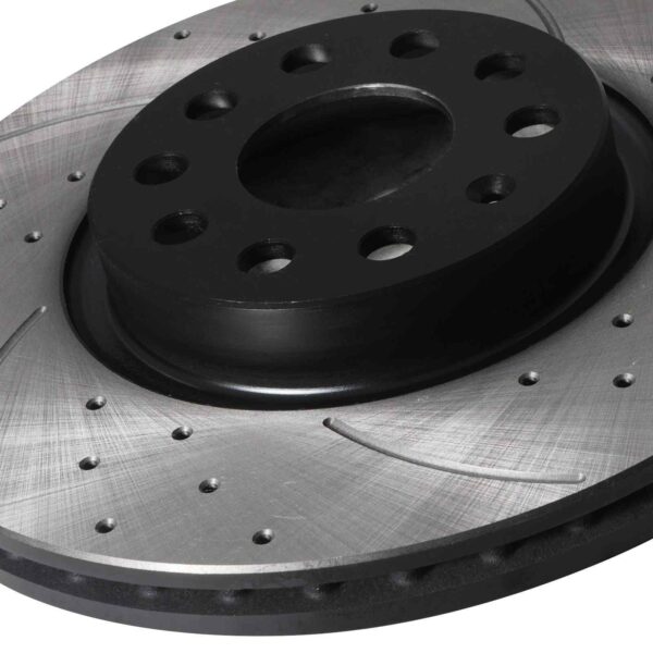 Front Drilled Grooved 312mm Brake Discs For Volkswagen VW Golf Mk5 Mk6 GTI GTD R 04+ - Image 6