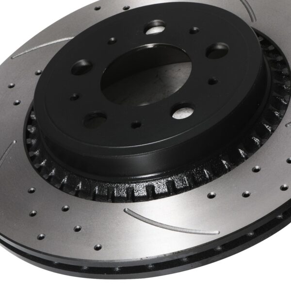 Rear Drilled Grooved 308mm Brake Discs For Volvo Xc90 Xc 90 2.4 D5 2.5 3.2 02+ - Image 5