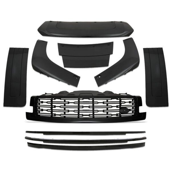 4x4 Black Body Trim Kit and Grille To Fit Range Rover Vogue L460 2022+