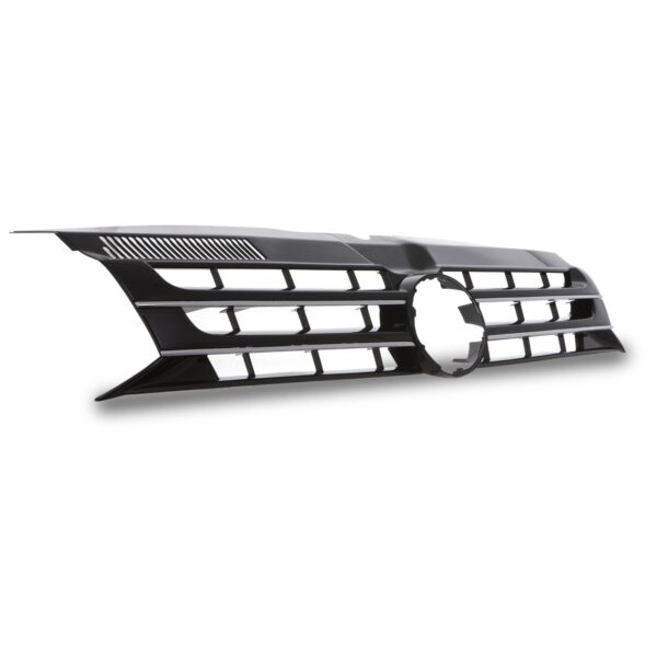 VW Transporter T5 13-15 Gloss Black Front Grille - Image 4