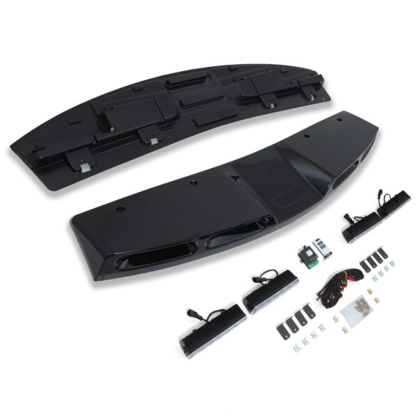 4x4 Gloss Black Quad Rooftop Light Kit To Fit Land Rover Defender L663 2020+ - Image 2