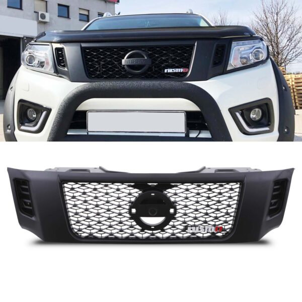 Nissan Navara D23 NP300 15-20 Black Nismo Grille - Image 2