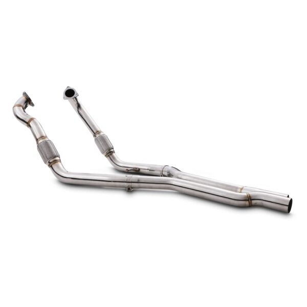 2.5" Resonator Delete Pipes - Audi S4 / S5 B9 Quattro 3.0 V6 TFSI 15-19 - Image 3