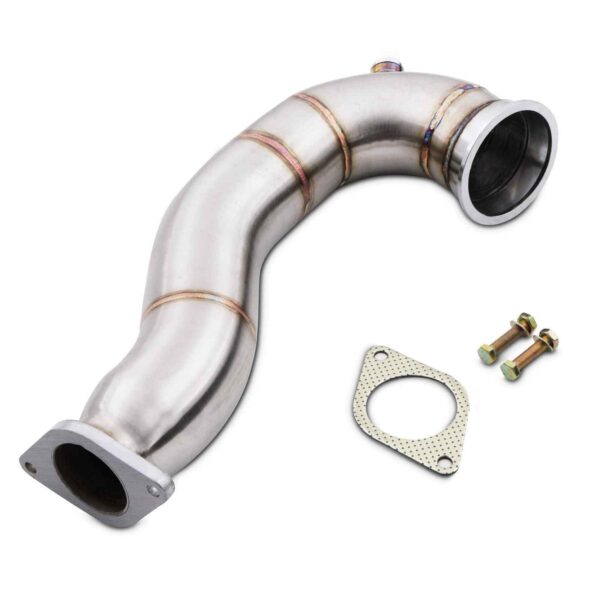 3" Exhaust Decat Downpipe - Fiat 500 595 695 1.4 Abarth 08-18 (Garrett Turbo)