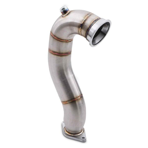 3" Exhaust Decat Downpipe - Fiat 500 595 695 1.4 Abarth 08-18 (Garrett Turbo) - Image 2