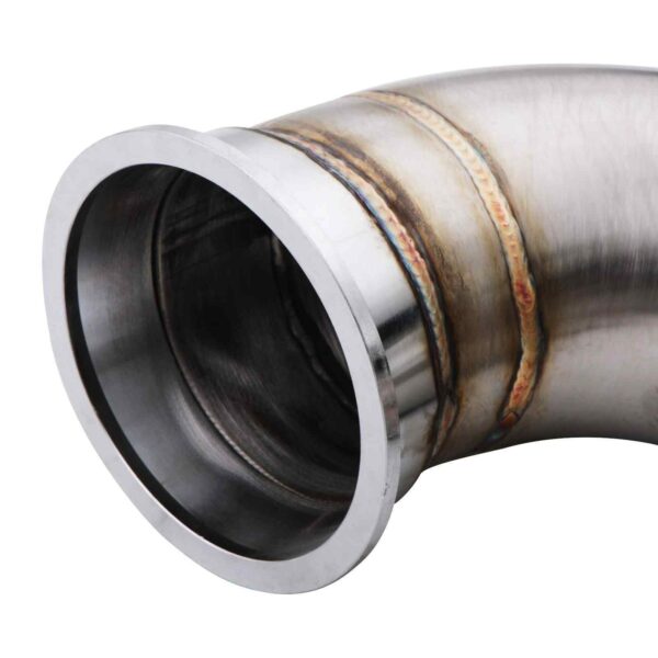 3" Exhaust Decat Downpipe - Fiat 500 595 695 1.4 Abarth 08-18 (Garrett Turbo) - Image 4