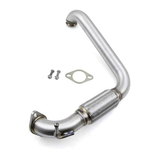 Stainless Steel Exhaust Decat Downpipe - Ford Fiesta MK6 1.6 TDCI 04-08 - Image 2