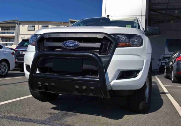 Ford Ranger Explorer T6 T7 12-19 Black Mild Steel Bull Bar - Image 2