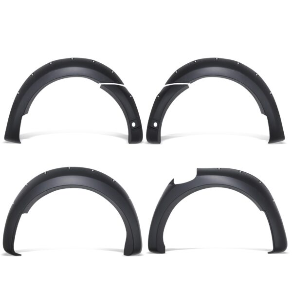 Ford Ranger T8 19-22 Matte Black Wide Wheel Arch Kit with Parking Sensor Holes - Image 2