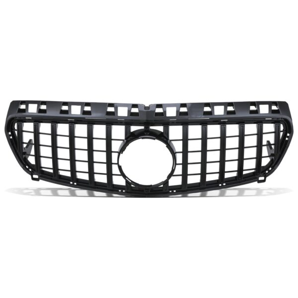 GTR Style Gloss Black Front Grille For Mercedes Benz A Class W176 13-15