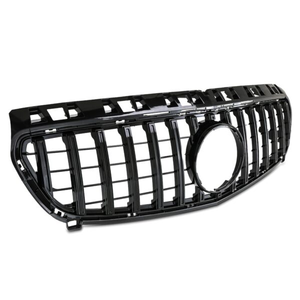 GTR Style Gloss Black Front Grille For Mercedes Benz A Class W176 13-15 - Image 6