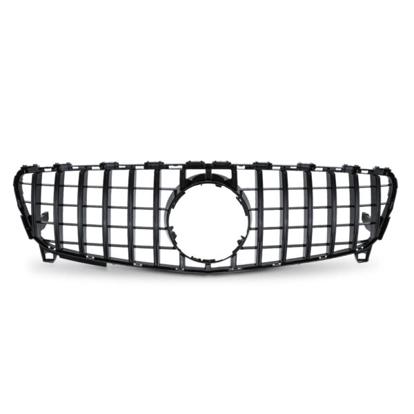 GTR Style Gloss Black Front Grille For Mercedes Benz A Class W176 15-18