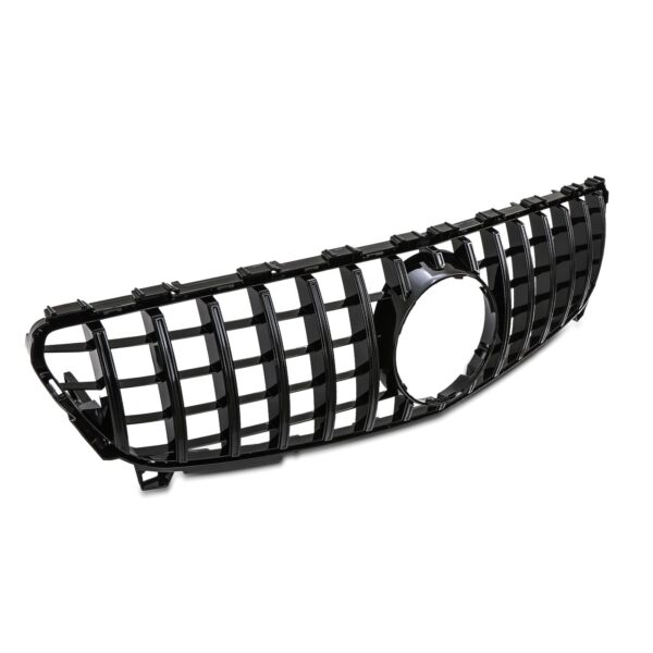 GTR Style Gloss Black Front Grille For Mercedes Benz A Class W176 15-18 - Image 3