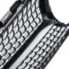 Diamond Style Gloss Black Grille With Camera Hole For Mercedes C Class W205 14-18 - Image 3