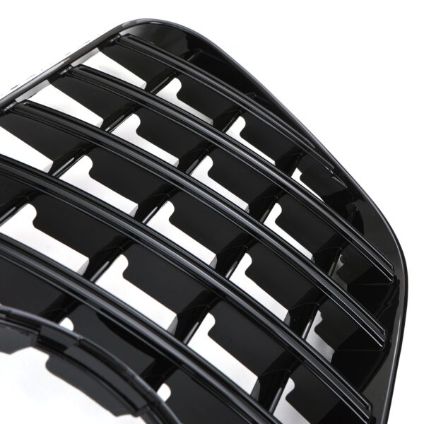 AMG GTR Style Gloss Black Grille For Mercedes E Class W212 09-13 - Image 5