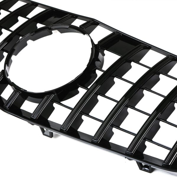 AMG GTR Style Gloss Black Grille For Mercedes E Class W212 09-13 - Image 4