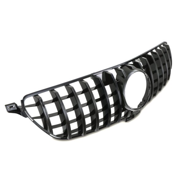 Gloss Black GTR Style Front Grille For Mercedes Benz GLE W166 16-19 - Image 3