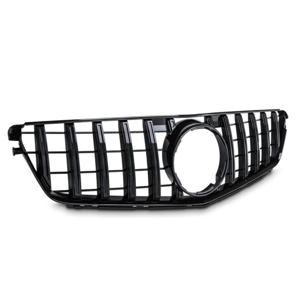 GTR Style Gloss Black Grille For Mercedes C Class W204 07-14 - Image 6