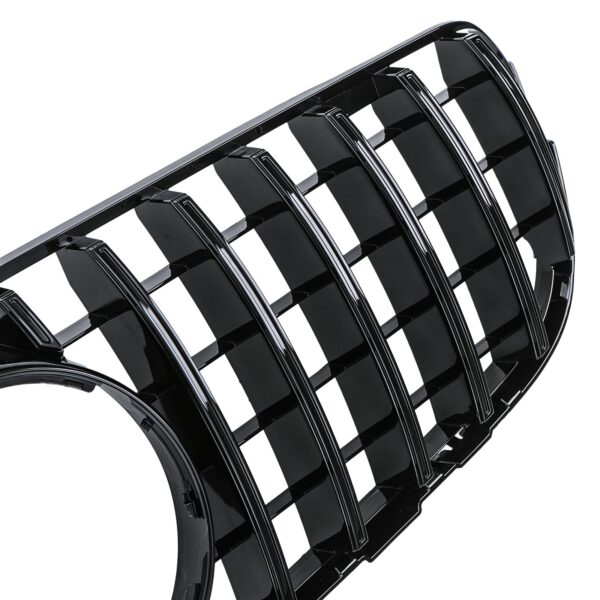 Gloss Black AMG GTR Style Grille For Mercedes GLC X253 C253 15-19 - Image 5