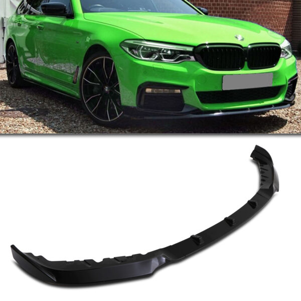 BMW 5 Series G30 G31 2017+ Gloss Black Chin Spoiler Splitter