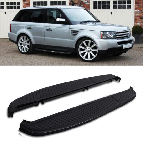 4x4 Black Edition Side Steps To Fit Land Rover Range Rover Sport L320 05-12 - Image 2