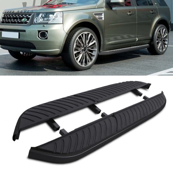 4x4 Black Edition Side Steps To Fit Land Rover Freelander 2 L359 07-15 - Image 2