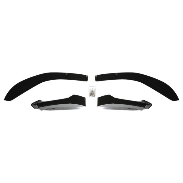 Gloss Black Front Lip Splitter For BMW 1 Series F20 F21 LCI 15-19 - Image 2