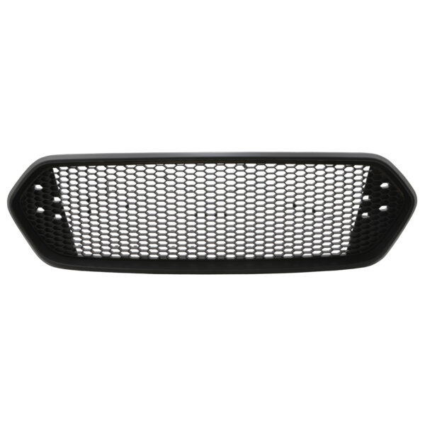 Ford Transit Custom 2018-21 Matte Black Debadged Mesh Grille