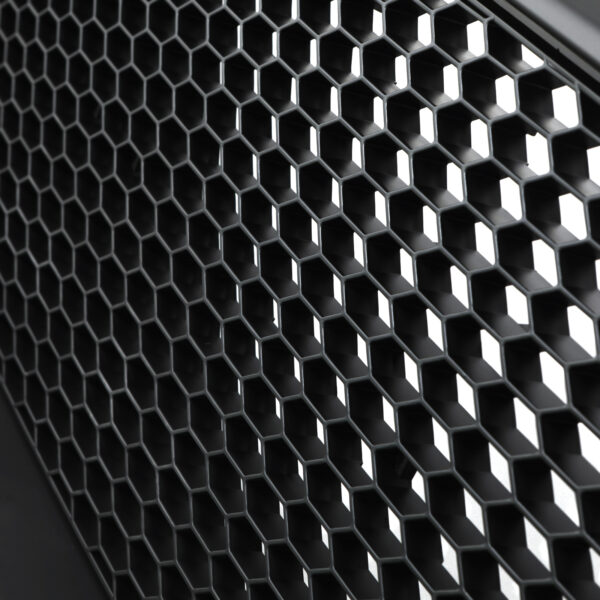 Ford Transit Custom 2018-21 Matte Black Debadged Mesh Grille - Image 3