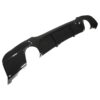 M Tech Style Dual Exit Rear Diffuser For BMW 3 Series E90 05-12 - Image 2