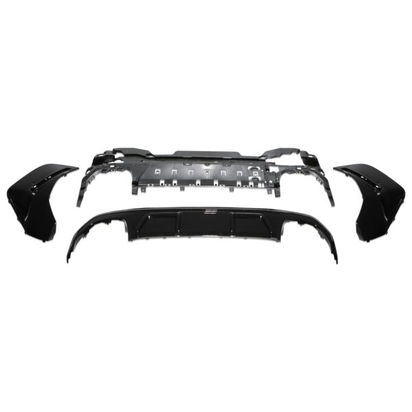 Gloss Black Competition Style Rear Diffuser For BMW 4 Series G26 2020+ - Image 2