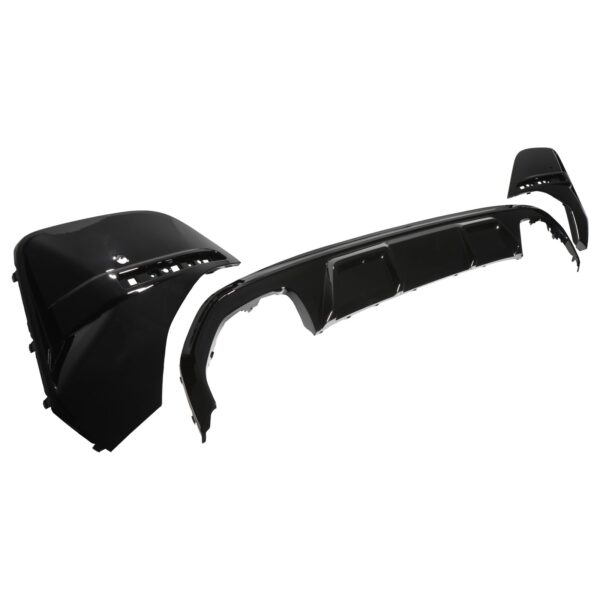 Gloss Black Competition Style Rear Diffuser For BMW 4 Series G26 2020+ - Image 3