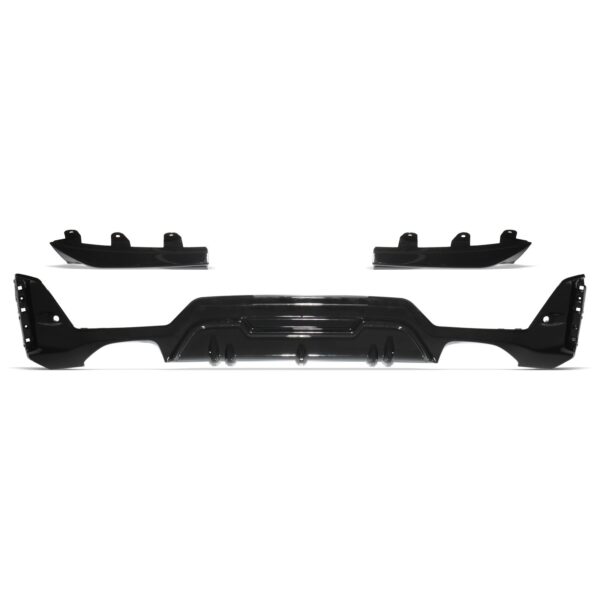 Gloss Black M Style Dual Exit Rear Diffuser For BMW 3 Series G20 LCI 2022+